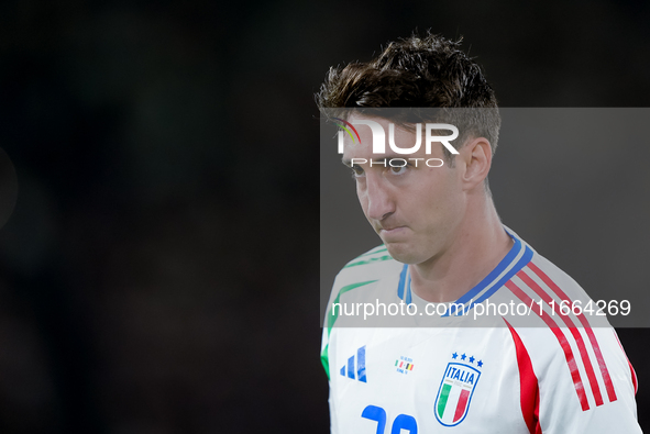 Andrea Cambiaso of Italy looks on during the UEFA Nations League 2024/25 League A Group A2 match between Italy and Belgium at Stadio Olimpic...