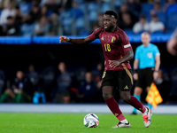 Orel Mangala of Belgium during the UEFA Nations League 2024/25 League A Group A2 match between Italy and Belgium at Stadio Olimpico on Octob...