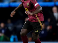 Orel Mangala of Belgium during the UEFA Nations League 2024/25 League A Group A2 match between Italy and Belgium at Stadio Olimpico on Octob...