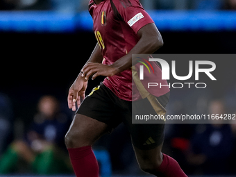 Orel Mangala of Belgium during the UEFA Nations League 2024/25 League A Group A2 match between Italy and Belgium at Stadio Olimpico on Octob...