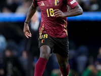 Orel Mangala of Belgium during the UEFA Nations League 2024/25 League A Group A2 match between Italy and Belgium at Stadio Olimpico on Octob...