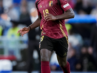 Orel Mangala of Belgium during the UEFA Nations League 2024/25 League A Group A2 match between Italy and Belgium at Stadio Olimpico on Octob...