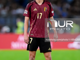 Charles De Ketelaere of Belgium looks on during the UEFA Nations League 2024/25 League A Group A2 match between Italy and Belgium at Stadio...