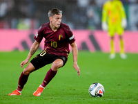 Leonardo Trossard of Belgium during the UEFA Nations League 2024/25 League A Group A2 match between Italy and Belgium at Stadio Olimpico on...