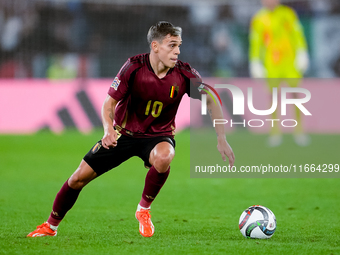 Leonardo Trossard of Belgium during the UEFA Nations League 2024/25 League A Group A2 match between Italy and Belgium at Stadio Olimpico on...