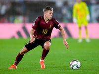 Leonardo Trossard of Belgium during the UEFA Nations League 2024/25 League A Group A2 match between Italy and Belgium at Stadio Olimpico on...