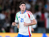 Alessandro Bastoni of Italy looks on during the UEFA Nations League 2024/25 League A Group A2 match between Italy and Belgium at Stadio Olim...