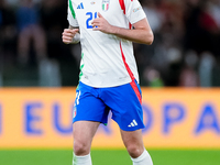 Alessandro Bastoni of Italy during the UEFA Nations League 2024/25 League A Group A2 match between Italy and Belgium at Stadio Olimpico on O...