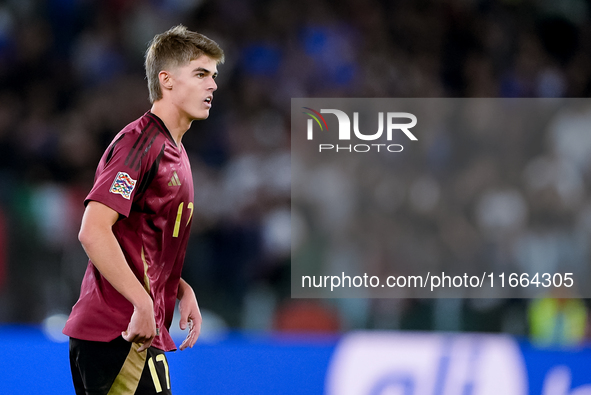 Charles De Ketelaere of Belgium looks on during the UEFA Nations League 2024/25 League A Group A2 match between Italy and Belgium at Stadio...