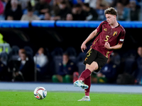 Maxim De Cuyper of Belgium during the UEFA Nations League 2024/25 League A Group A2 match between Italy and Belgium at Stadio Olimpico on Oc...