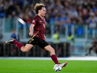 Wout Faes of Belgium during the UEFA Nations League 2024/25 League A Group A2 match between Italy and Belgium at Stadio Olimpico on October...