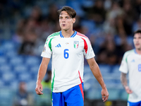 Samuele Ricci of Italy looks on during the UEFA Nations League 2024/25 League A Group A2 match between Italy and Belgium at Stadio Olimpico...