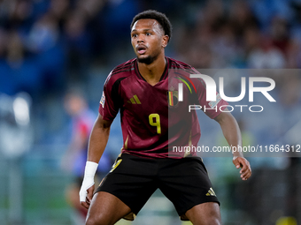 Lois Openda of Belgium during the UEFA Nations League 2024/25 League A Group A2 match between Italy and Belgium at Stadio Olimpico on Octobe...