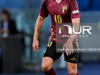 Leonardo Trossard of Belgium during the UEFA Nations League 2024/25 League A Group A2 match between Italy and Belgium at Stadio Olimpico on...