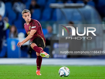 Leonardo Trossard of Belgium during the UEFA Nations League 2024/25 League A Group A2 match between Italy and Belgium at Stadio Olimpico on...