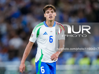 Samuele Ricci of Italy looks on during the UEFA Nations League 2024/25 League A Group A2 match between Italy and Belgium at Stadio Olimpico...