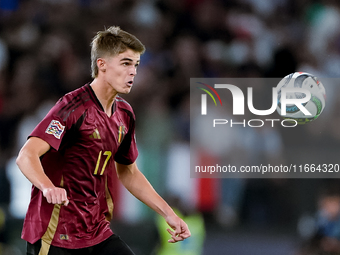 Charles De Ketelaere of Belgium during the UEFA Nations League 2024/25 League A Group A2 match between Italy and Belgium at Stadio Olimpico...