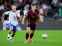 Charles De Ketelaere of Belgium during the UEFA Nations League 2024/25 League A Group A2 match between Italy and Belgium at Stadio Olimpico...