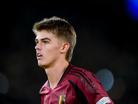 Charles De Ketelaere of Belgium looks on during the UEFA Nations League 2024/25 League A Group A2 match between Italy and Belgium at Stadio...