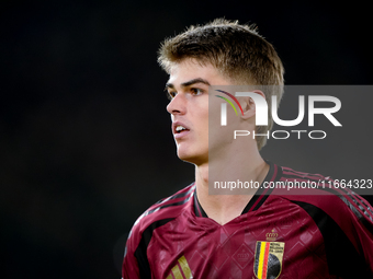 Charles De Ketelaere of Belgium looks on during the UEFA Nations League 2024/25 League A Group A2 match between Italy and Belgium at Stadio...