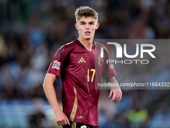 Charles De Ketelaere of Belgium looks on during the UEFA Nations League 2024/25 League A Group A2 match between Italy and Belgium at Stadio...