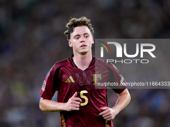 Maxim De Cuyper of Belgium looks on during the UEFA Nations League 2024/25 League A Group A2 match between Italy and Belgium at Stadio Olimp...