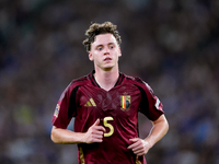 Maxim De Cuyper of Belgium looks on during the UEFA Nations League 2024/25 League A Group A2 match between Italy and Belgium at Stadio Olimp...