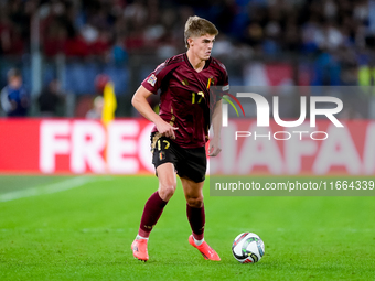 Charles De Ketelaere of Belgium during the UEFA Nations League 2024/25 League A Group A2 match between Italy and Belgium at Stadio Olimpico...