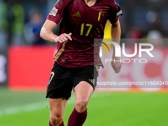 Charles De Ketelaere of Belgium during the UEFA Nations League 2024/25 League A Group A2 match between Italy and Belgium at Stadio Olimpico...