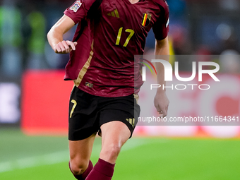 Charles De Ketelaere of Belgium during the UEFA Nations League 2024/25 League A Group A2 match between Italy and Belgium at Stadio Olimpico...