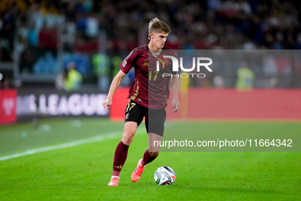 Charles De Ketelaere of Belgium during the UEFA Nations League 2024/25 League A Group A2 match between Italy and Belgium at Stadio Olimpico...