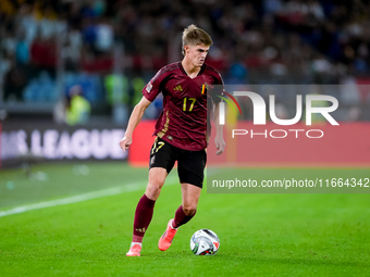 Charles De Ketelaere of Belgium during the UEFA Nations League 2024/25 League A Group A2 match between Italy and Belgium at Stadio Olimpico...