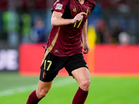 Charles De Ketelaere of Belgium during the UEFA Nations League 2024/25 League A Group A2 match between Italy and Belgium at Stadio Olimpico...