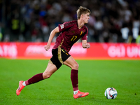 Charles De Ketelaere of Belgium during the UEFA Nations League 2024/25 League A Group A2 match between Italy and Belgium at Stadio Olimpico...