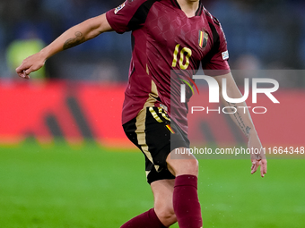 Leonardo Trossard of Belgium during the UEFA Nations League 2024/25 League A Group A2 match between Italy and Belgium at Stadio Olimpico on...