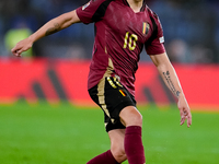 Leonardo Trossard of Belgium during the UEFA Nations League 2024/25 League A Group A2 match between Italy and Belgium at Stadio Olimpico on...