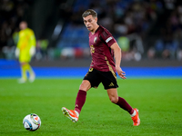 Leonardo Trossard of Belgium during the UEFA Nations League 2024/25 League A Group A2 match between Italy and Belgium at Stadio Olimpico on...