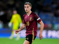 Leonardo Trossard of Belgium during the UEFA Nations League 2024/25 League A Group A2 match between Italy and Belgium at Stadio Olimpico on...