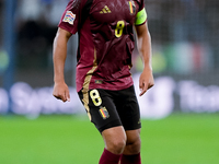 Youri Tielemans of Belgium during the UEFA Nations League 2024/25 League A Group A2 match between Italy and Belgium at Stadio Olimpico on Oc...