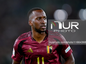 Dodi Lukebakio of Belgium looks on during the UEFA Nations League 2024/25 League A Group A2 match between Italy and Belgium at Stadio Olimpi...