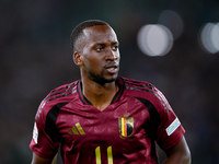 Dodi Lukebakio of Belgium looks on during the UEFA Nations League 2024/25 League A Group A2 match between Italy and Belgium at Stadio Olimpi...