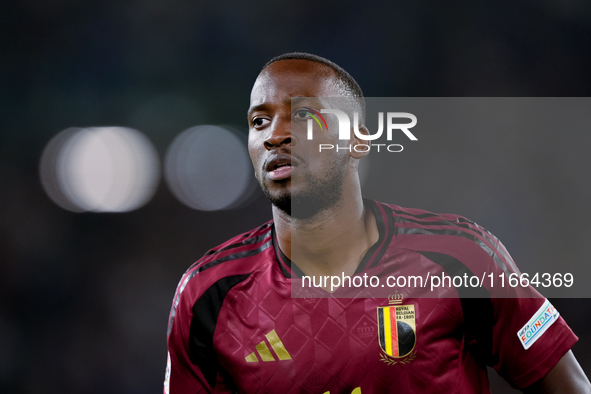 Dodi Lukebakio of Belgium looks on during the UEFA Nations League 2024/25 League A Group A2 match between Italy and Belgium at Stadio Olimpi...