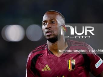 Dodi Lukebakio of Belgium looks on during the UEFA Nations League 2024/25 League A Group A2 match between Italy and Belgium at Stadio Olimpi...