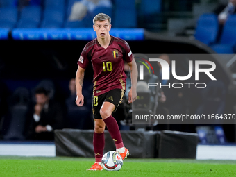 Leonardo Trossard of Belgium during the UEFA Nations League 2024/25 League A Group A2 match between Italy and Belgium at Stadio Olimpico on...