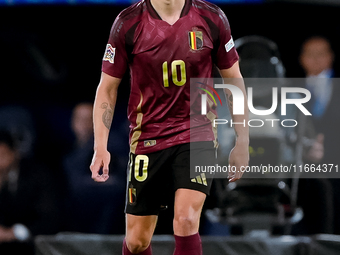 Leonardo Trossard of Belgium during the UEFA Nations League 2024/25 League A Group A2 match between Italy and Belgium at Stadio Olimpico on...