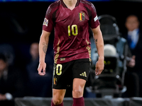 Leonardo Trossard of Belgium during the UEFA Nations League 2024/25 League A Group A2 match between Italy and Belgium at Stadio Olimpico on...