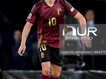 Leonardo Trossard of Belgium during the UEFA Nations League 2024/25 League A Group A2 match between Italy and Belgium at Stadio Olimpico on...