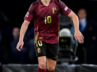 Leonardo Trossard of Belgium during the UEFA Nations League 2024/25 League A Group A2 match between Italy and Belgium at Stadio Olimpico on...