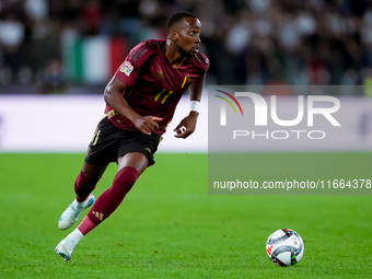 Dodi Lukebakio of Belgium during the UEFA Nations League 2024/25 League A Group A2 match between Italy and Belgium at Stadio Olimpico on Oct...