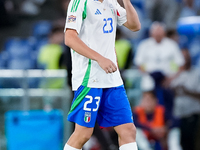 Niccolo' Pisilli of Italy looks on during the UEFA Nations League 2024/25 League A Group A2 match between Italy and Belgium at Stadio Olimpi...